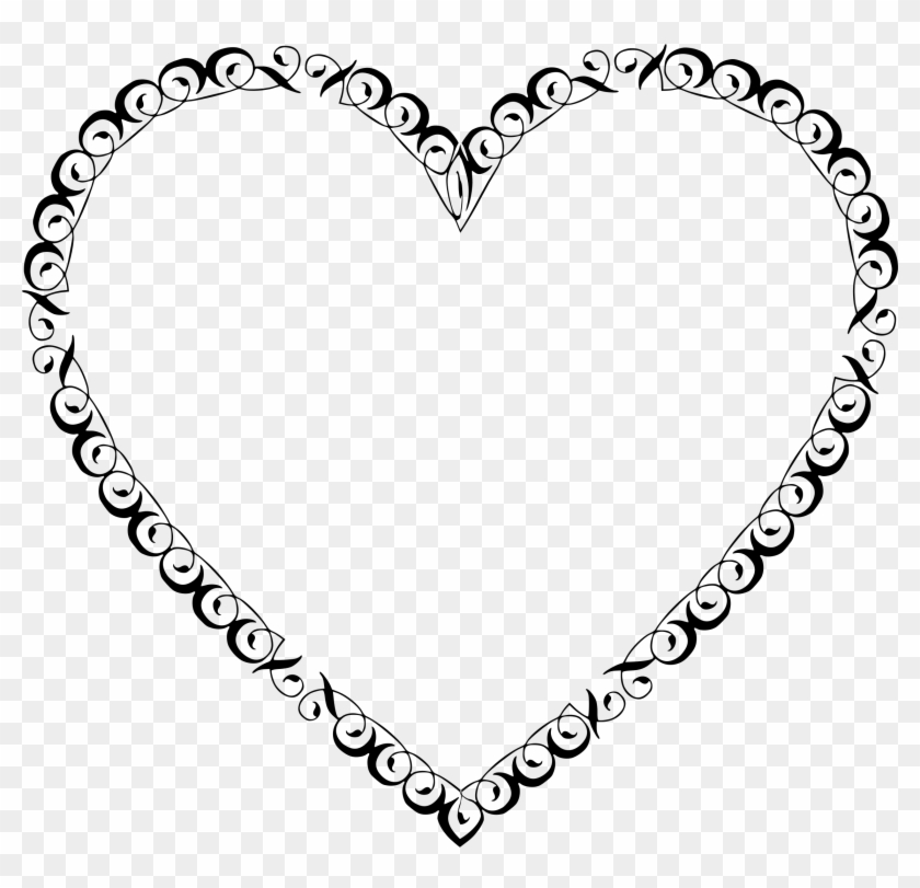 Clipart Vintage Filigree Heart Rh Openclipart Org Free - Filigree Heart #1074143