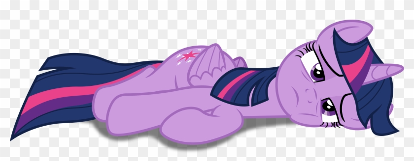 Twilight Sparkle Wedding Dress - Mlp Twilight Laying Down #1074208