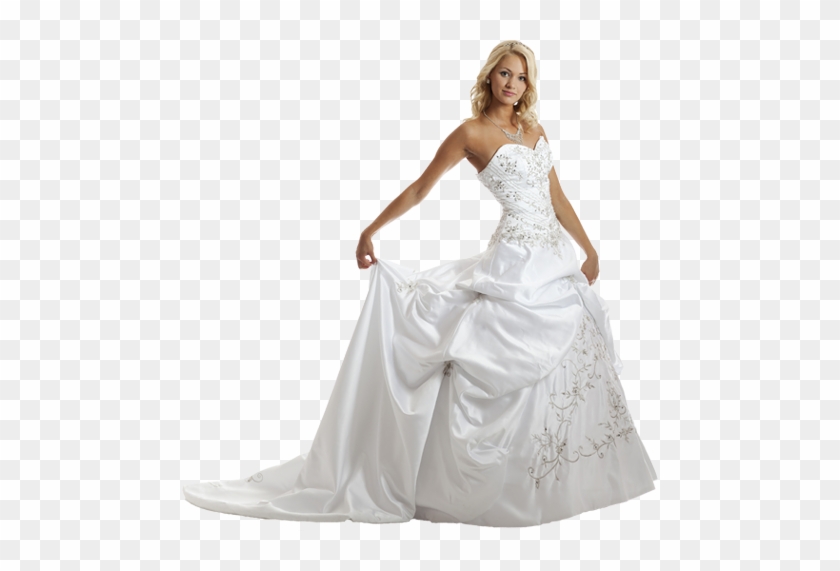 Pretty Wedding Background Pink Long Cleaners Dayton - Wedding Dress White Background #1074209