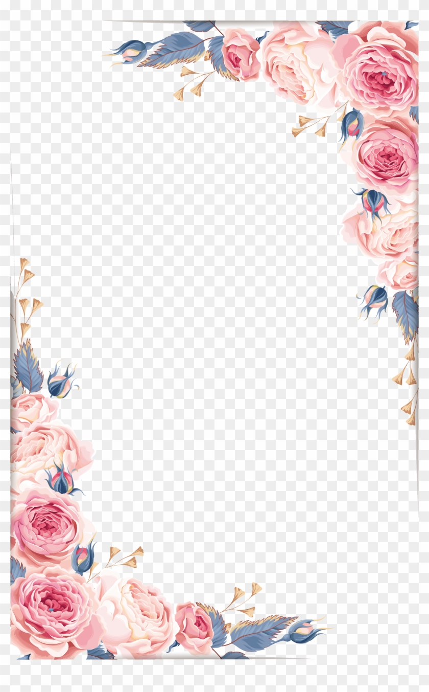 Floral Frame Png - Marcos De Flores Para Invitaciones #1074260