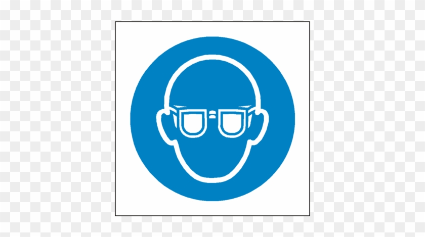 Wear Eye Protection Symbol Sign - General Safety Labels - Wear Eye Protection #1074432