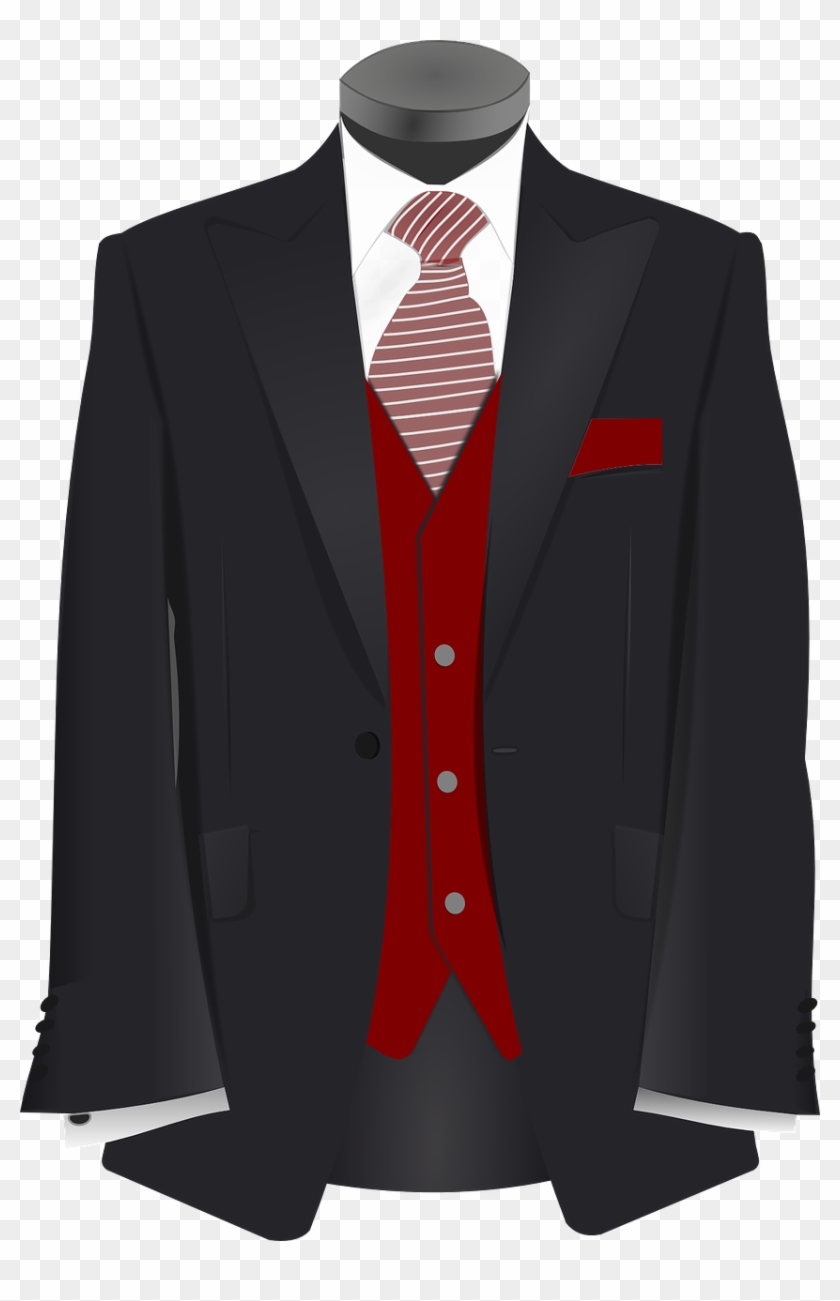 Free Image On Pixabay - Suit Red Tie Png #1074473