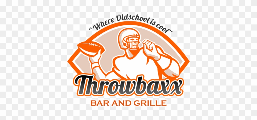 Logo - American Gridiron Football Throw Ball Grayscale Card #1074666