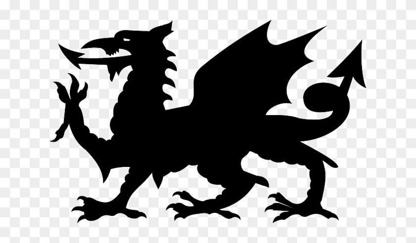 Dungeons And Dragons Fifth Edition Adventure Hook - Welsh Dragon Silhouette #1074742