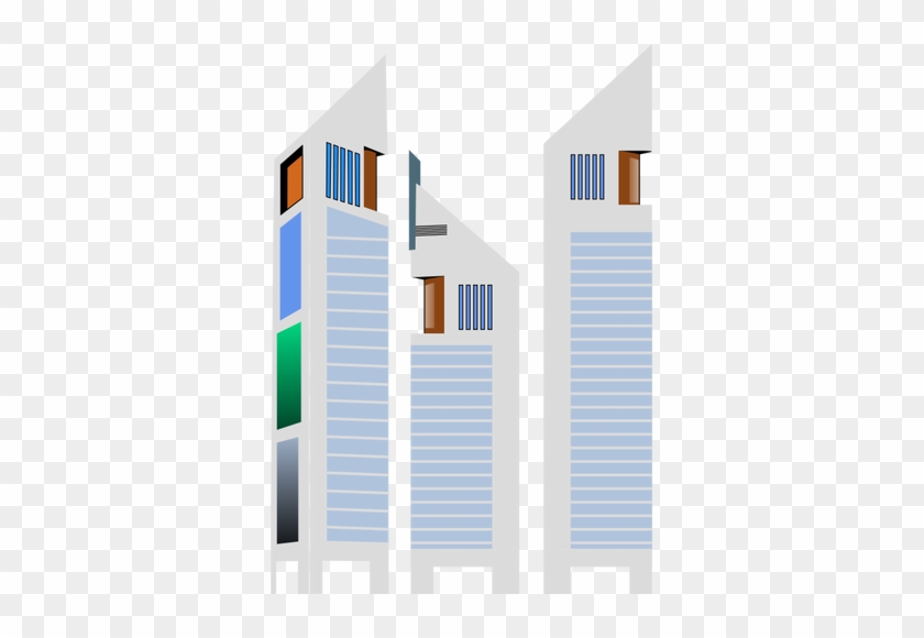 Jumeirah Emirates Tower Hotel Style Building Vector - Jumeirah Emirates Towers Hotel Clipart #1074793