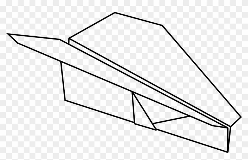 Paper Airplane Clip Art Hostted - Paper Plane #1074897