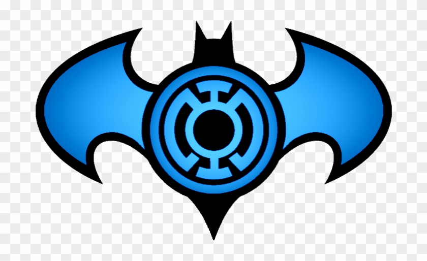 Batman Blue Lantern Logo By Kalel7 - Sinestro Corps Batman Logo #1074919
