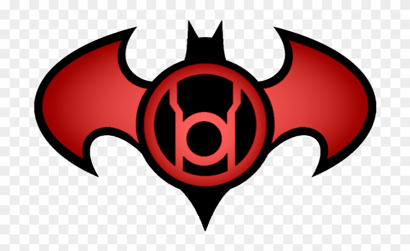 Batman Red Lantern Logo By Kalel7 - Batman Red Lantern Logo #1074924