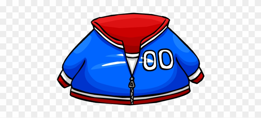 Blue Track Jacket - Club Penguin Penguin Band #1075009