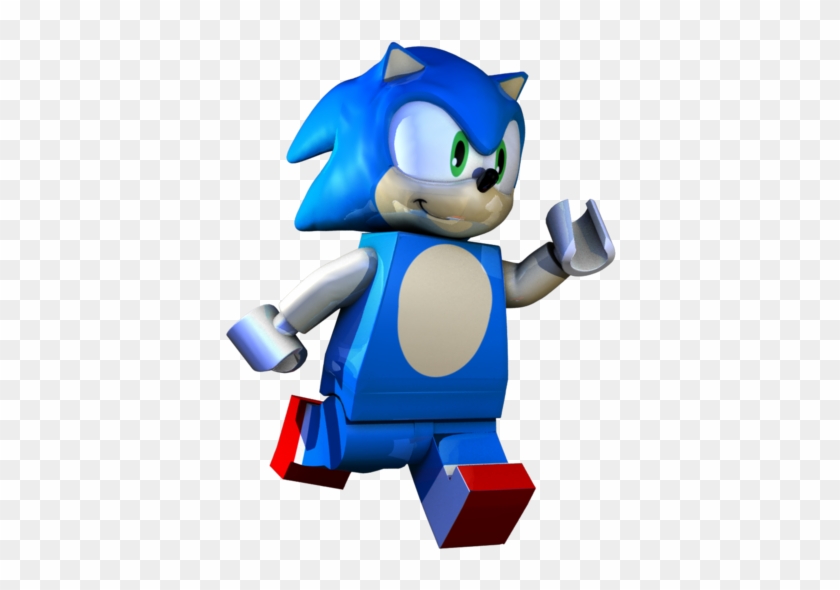 Lego Sonic Render By Nibroc-rock - Sonic Lego Coloring Page - Free  Transparent PNG Clipart Images Download