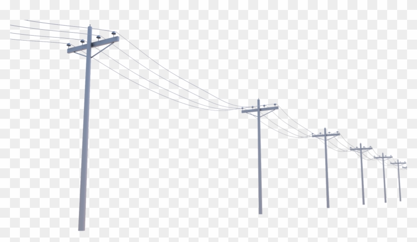 Utility Pole Clipart - Electricity Pole Png #1075103