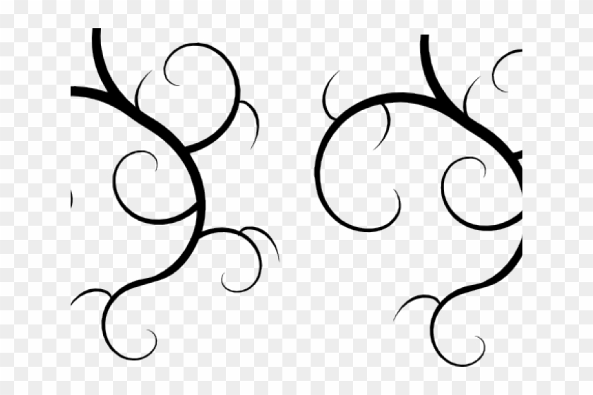 Vines Clipart Filigree - Vines Black And White #1075139