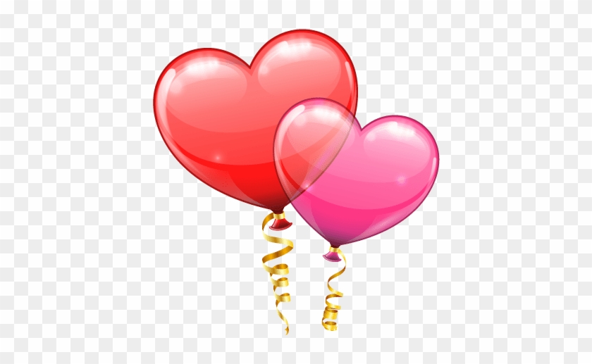 Valentine-balloons - Clipart Balloon Png #1075142