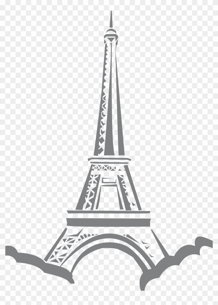 Sandra Jones Desk, Format Pc - Paris Eiffel Tower Cartoon #1075145