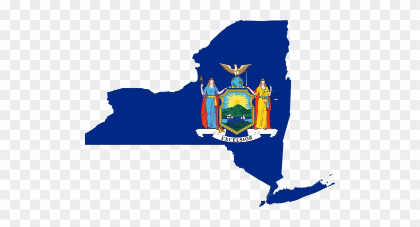 Bmcc Is Situated In Such Close Proximity To City Hall, - New York State With Flag #1075264