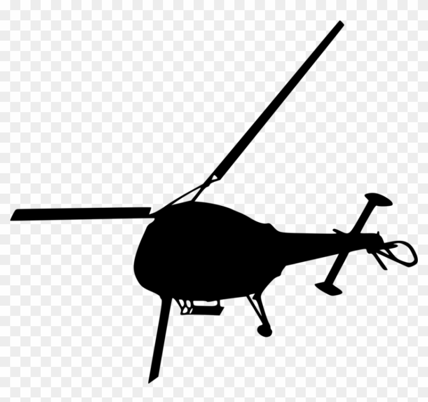 Helicopter Clipart Top View - Helicopter #1075279