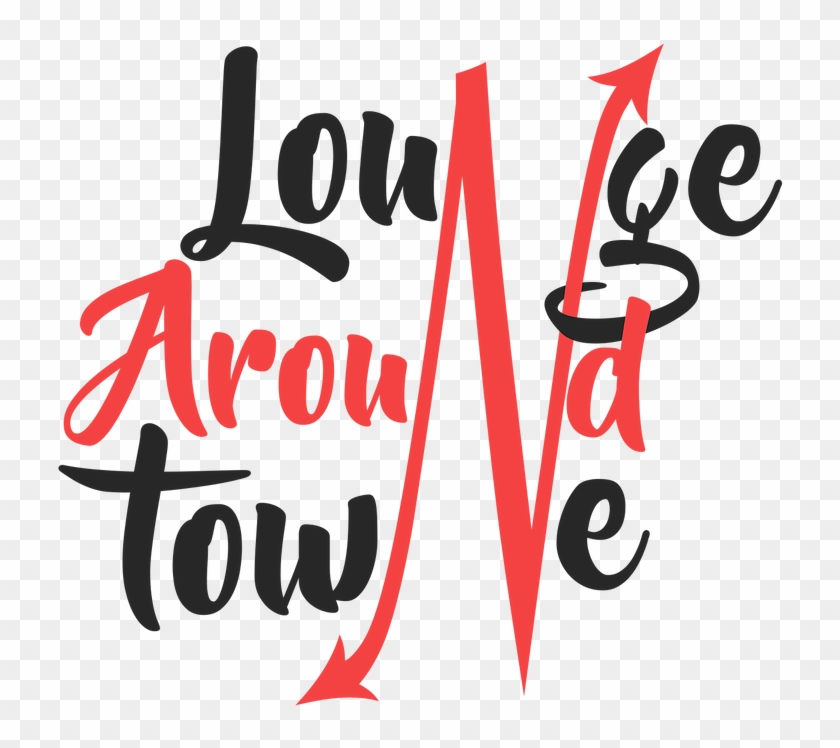 Lounge Around Towne - Designclaud Born To Be Gorgeous - Tekst Poster - Zwart #1075323