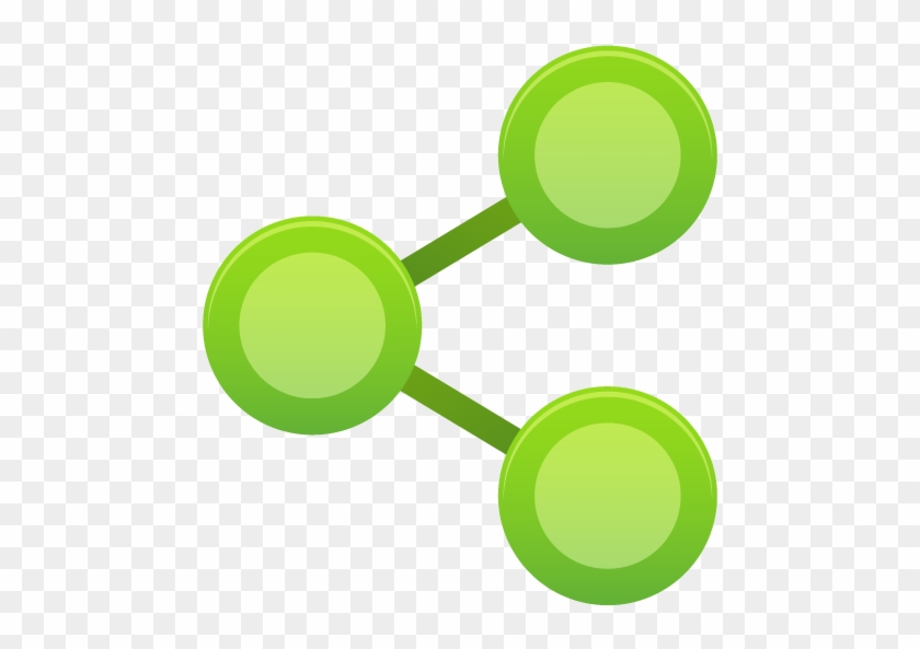 Green, Sharing, Share Icon Png Image - Free Share Button Png #1075339