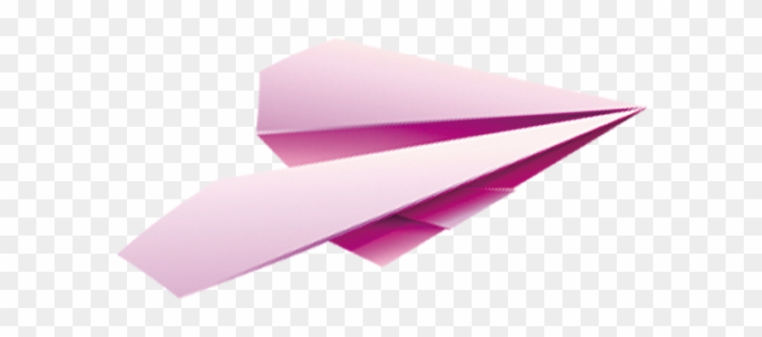 Paper Plane Airplane Pink - Art Paper #1075357