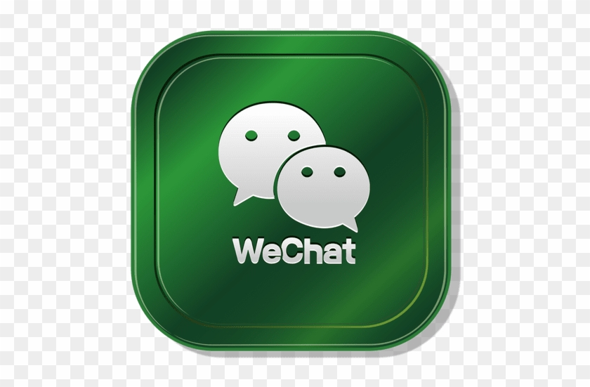 Wechat Square Icon Transparent Png - Wechat Logo Png Transparent Background #1075362