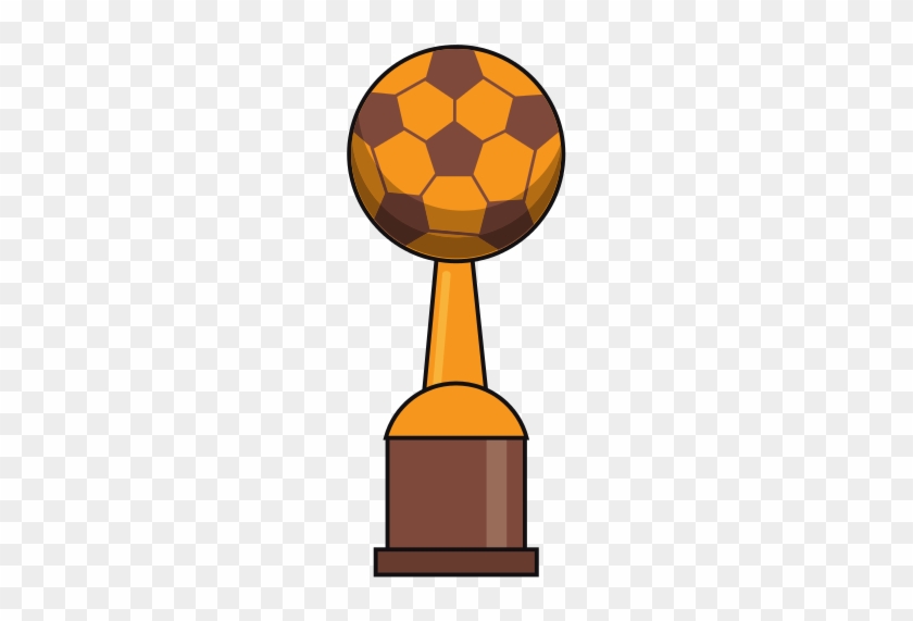 Soccer Trophy - Tekening Voetbal Beker #1075382