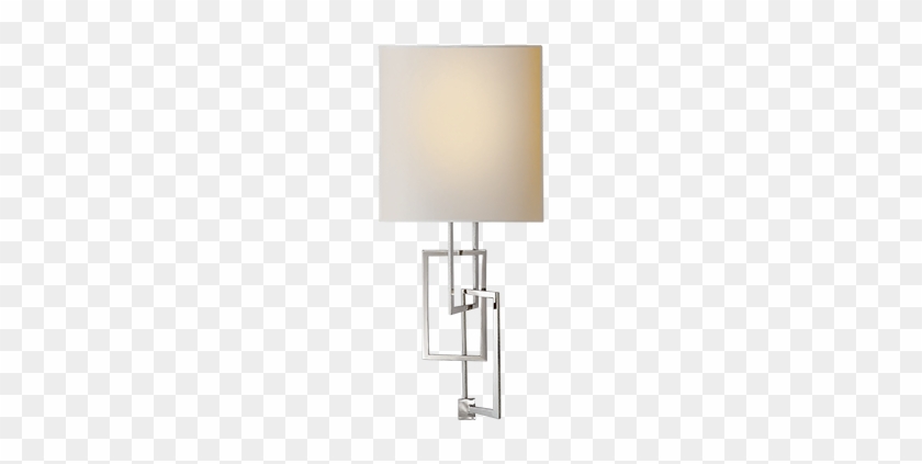 Cooper Sconce In Polished Nickel With Natural Paper - Visual Comfort S2090pn-np Polished Nickel Cooper 1 #1075463