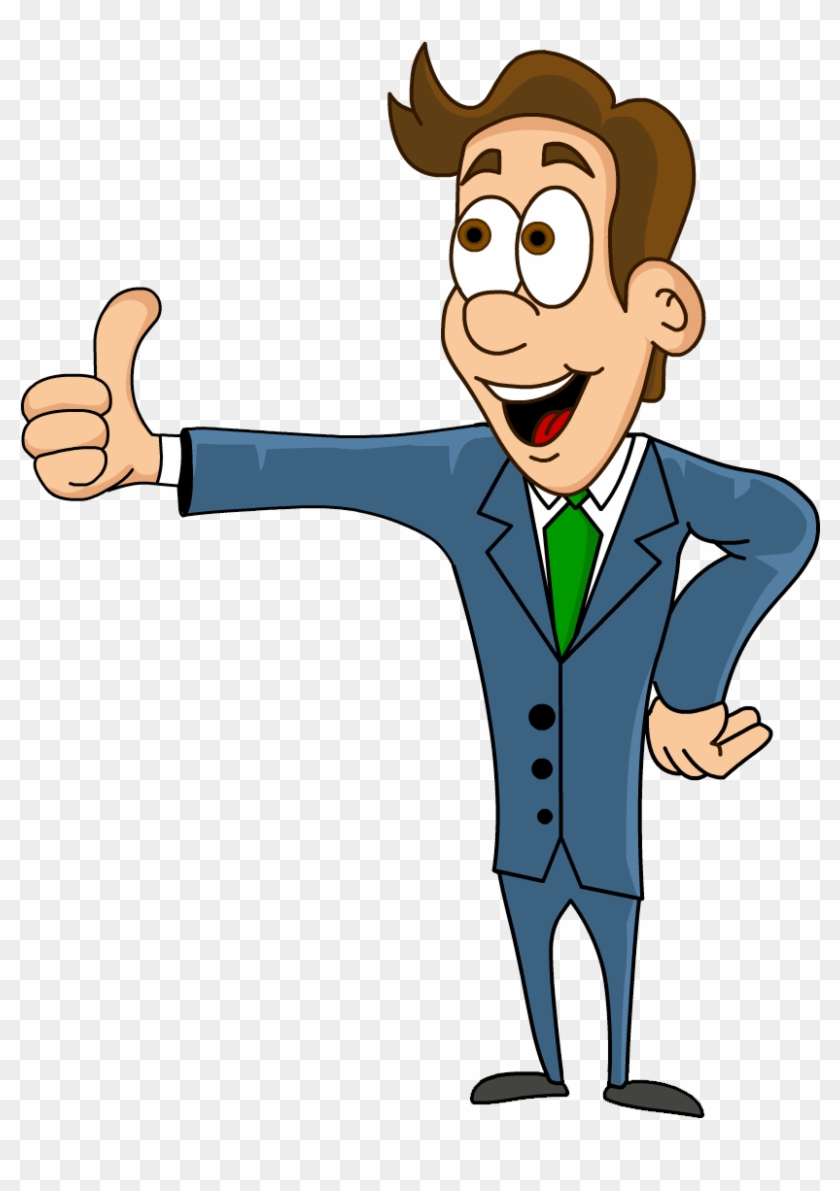 Privacy Policy - Man Thumbs Up Cartoon - Free Transparent PNG Clipart  Images Download
