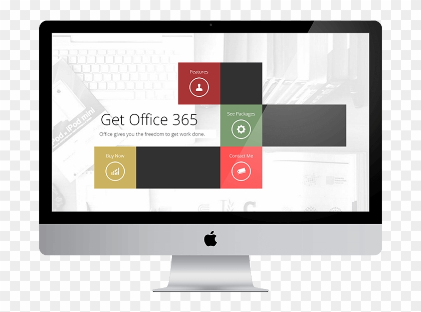Office365 - Mac Computer Clipart #1075625