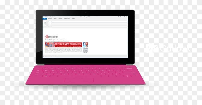 Email Signatures For Microsoft Outlook And Owa - Advertisement In Email Signature #1075627