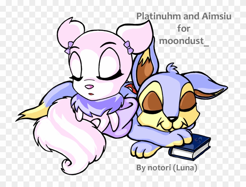 My Part Of An Art Trade With Moon - Cartoon #1075646