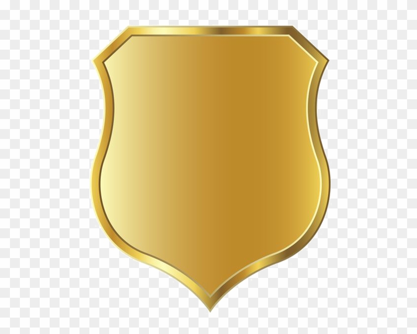 Shield Clip Art - Shield Png Gold #1075665