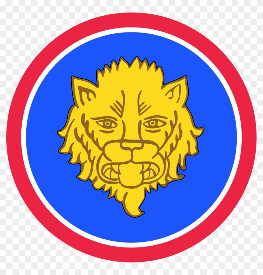 "golden Lion" Patch Of The 106th Infantry Division - 106th Infantry Division #1075672