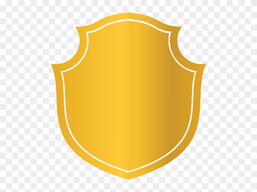 Golden Shield Gradient Vector - Emblem #1075693