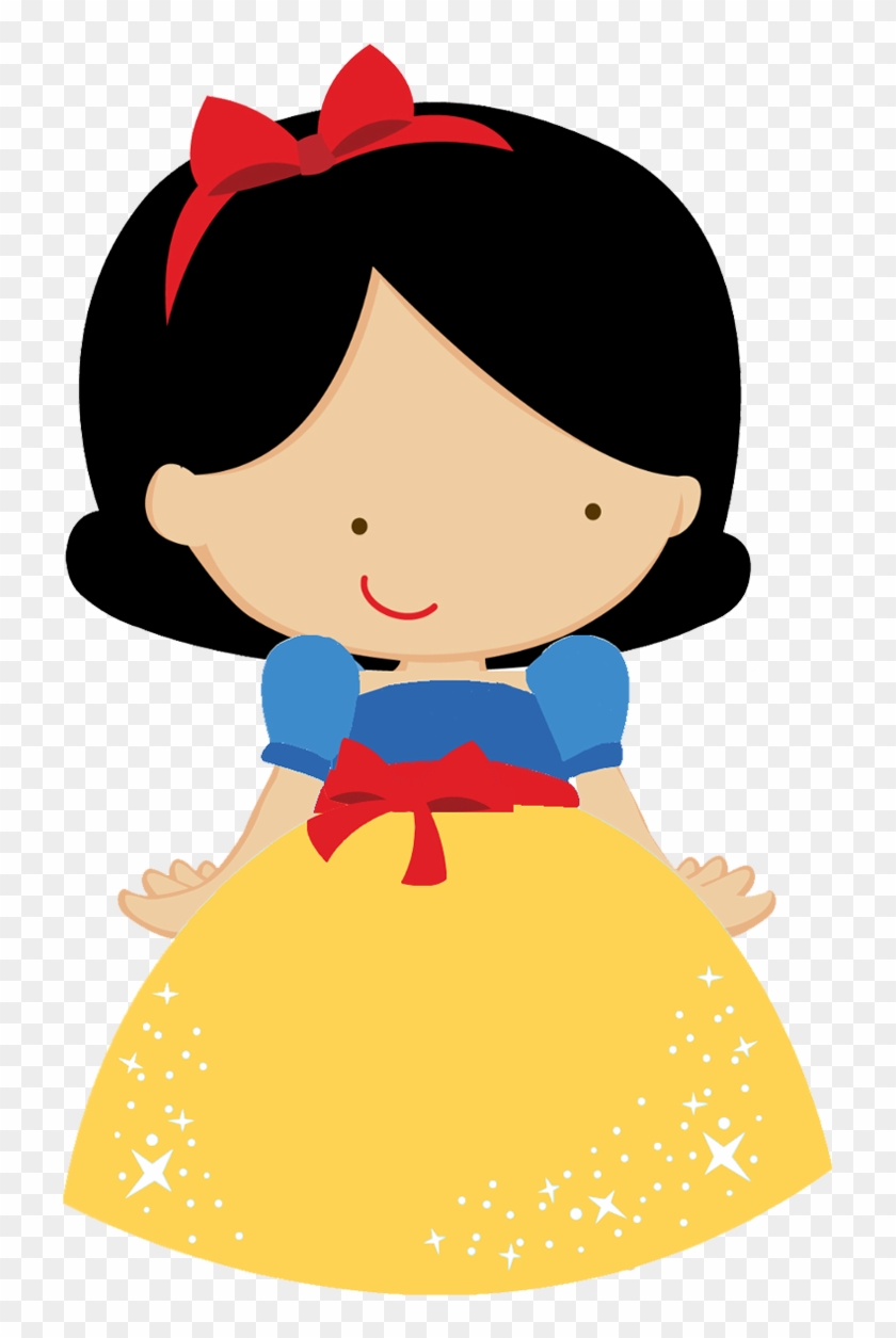 Branca De Neve Cute 22 Png - Blanca Nieves Bebe Png #1075706