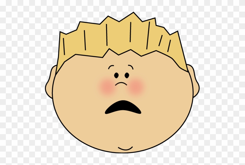 Sick Clipart Stuffy Nose - Scared Face Clipart #1075769