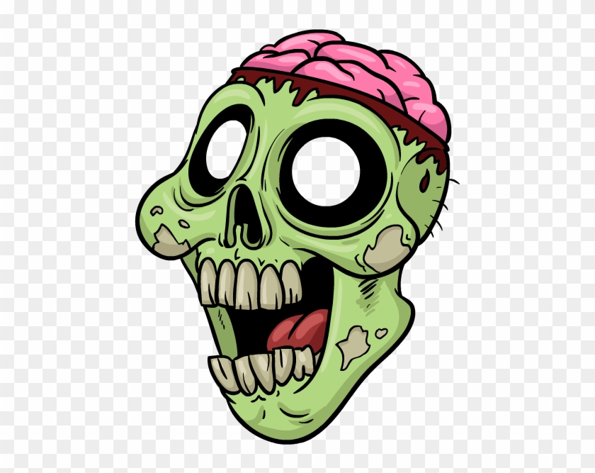 Zombie Stickers Messages Sticker-0 - Zombie Mask Cartoon Transparent #1075791