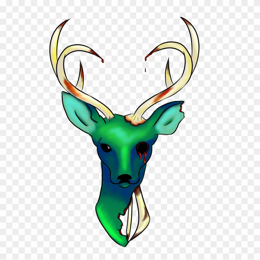 Zombie Deer Tattoo By Tosealourfate - Digital Art #1075805
