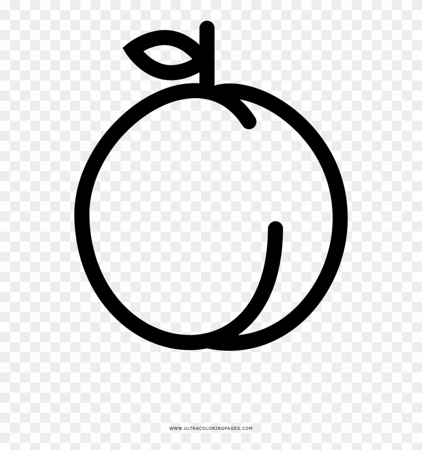 Peach Coloring Page - Drawing #1075846