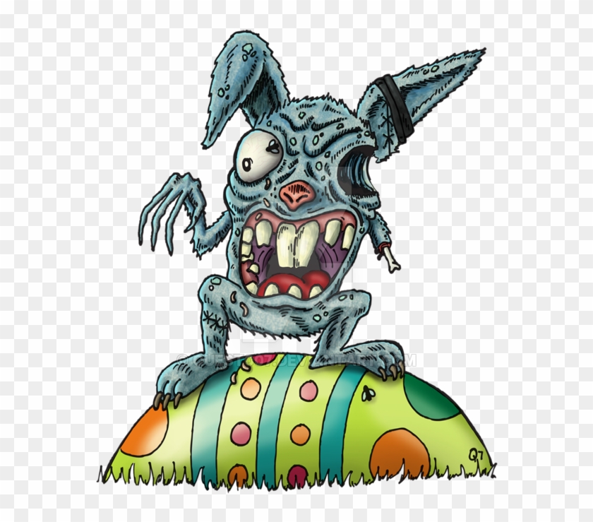 Chibi Clipart Zombie - Easter Bunny #1075859