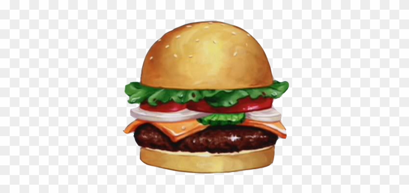 Hamburger Clipart Krabby Patty - Krabby Patty #1075882