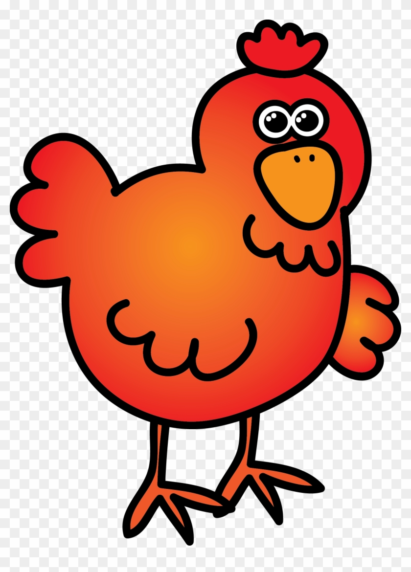 Little Red Hen Clipart - The Little Red Hen #1076110