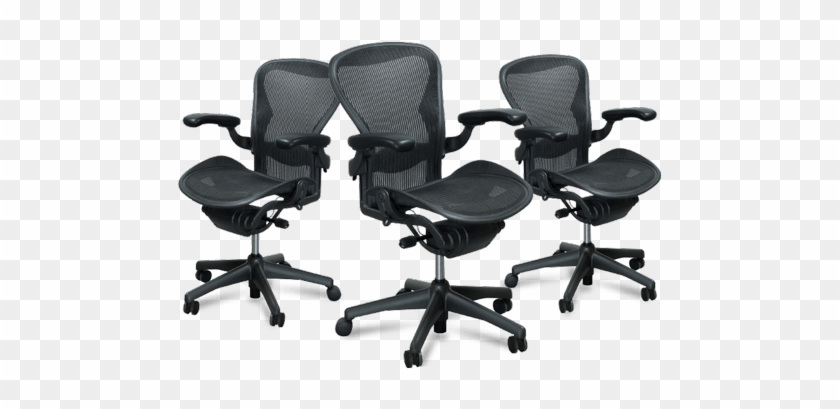 Office Furniture Aero Chairs Black - Herman Miller Aeron #1076172