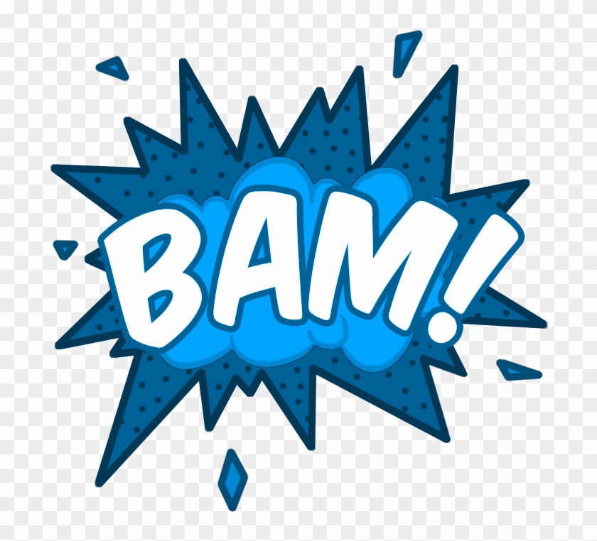 Pow Icon Comic - Onomatopoeia Bam #1076364