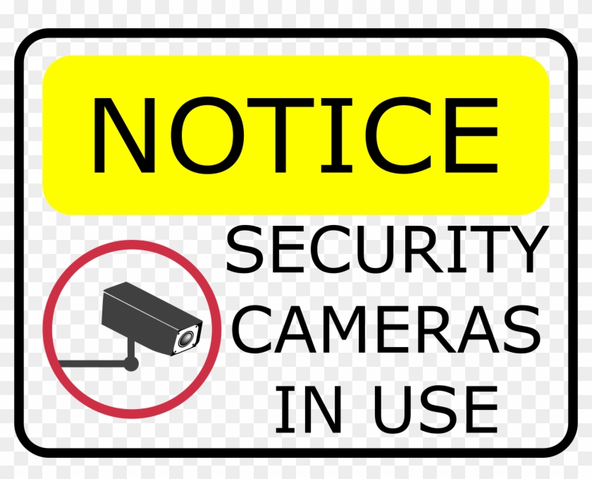 Security Camera Clipart Download - You Are Being Recorded #1076424