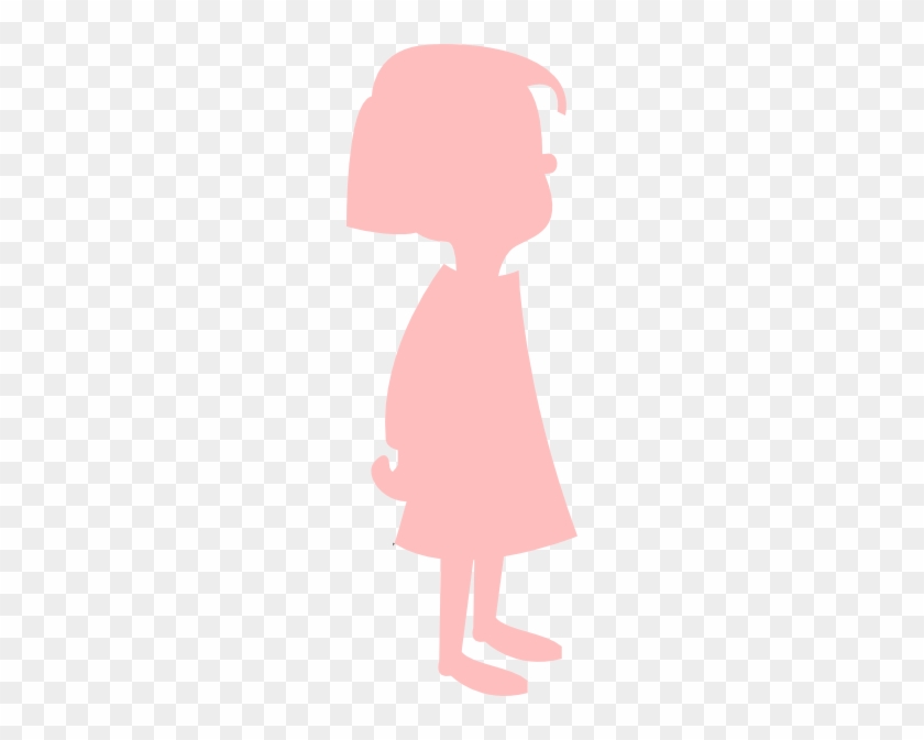 Pink Silhouette Girl Clip Art At Clker - Pink Silhouette Girl Clip Art At Clker #1076595