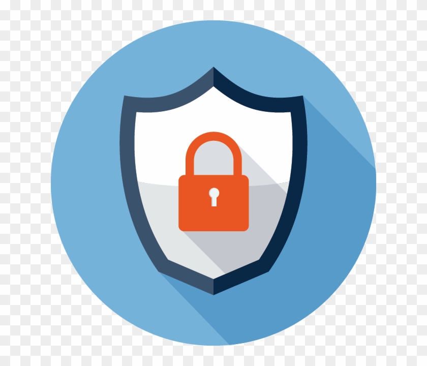 Security & Data Protection - Anti Theft Lock Logo #1076627