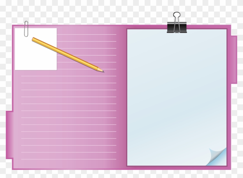 Pink Clipboard Clipart - Clip Art #1076769