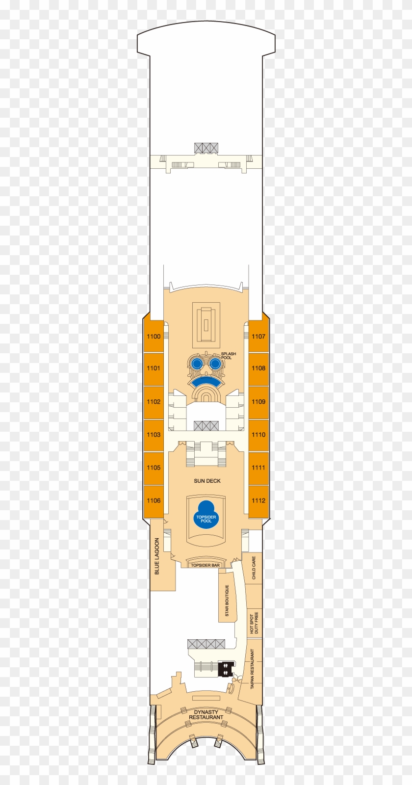 丽星邮轮双子星号 - Floor Plan #1076871