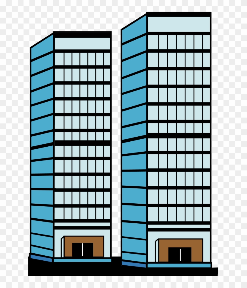 Hochhaus Clipart - Skyscraper Clipart #1076900