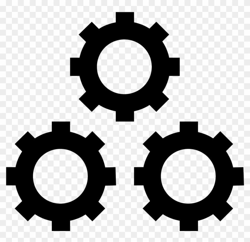 Computer Icons Gear Symbol Clip Art - Team Work Png Icon #1076928